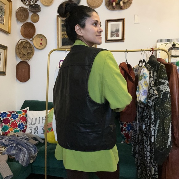 ALDO Vintage leather vest - Picture 13 of 15